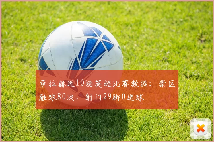 萨拉赫近10场英超比赛数据：禁区触球80次，射门29脚0进球